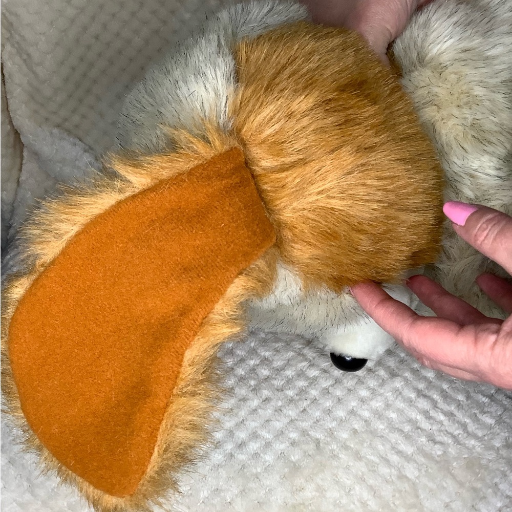 Vintage Unbranded Plush Sitting Puppy Dog Stuffed Animal Toy - Picture 7 of 14